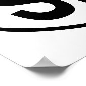 歌う楕円 ポスター (角)