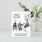 歌う犬、ユーモアのあるヴィンテージ ポストカード (スタンド正面)