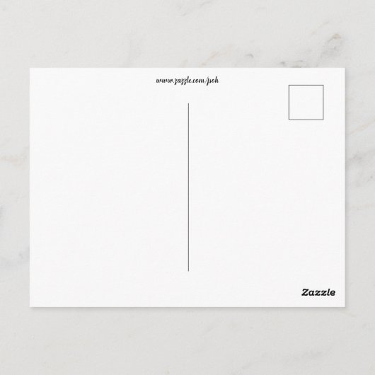 歌う猫たちのメリークリスマスカード ポストカード (裏面)