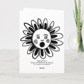 歌う花 – ハッピーバースデー歌 カード (裏面)