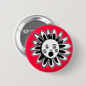 歌う花 缶バッジ (正面&裏面)