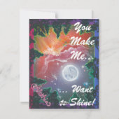 「。..歌う輝く"ありがとう励ましカード シーズンカード (裏面)