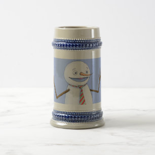 歌う雪だるま ビールジョッキ