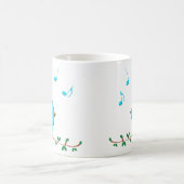 歌う青い小鳥 コーヒーマグカップ (中央)