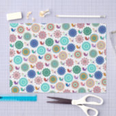 歌う鳥および曼荼羅民芸 薄葉紙 (クラフト)