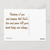 歌う鳥のオリジナルポストカード ポストカード (裏面)