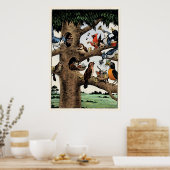 歌う鳥のポスター ポスター (キッチン)