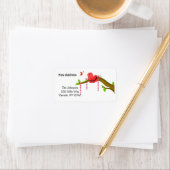 歌う鳥の新しいアドレス ラベル (インサイチュ)