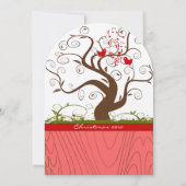 歌う鳥の木の木クリスマスディナー 招待状 (裏面)