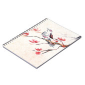 歌う鳥の背景 ノートブック (左側)