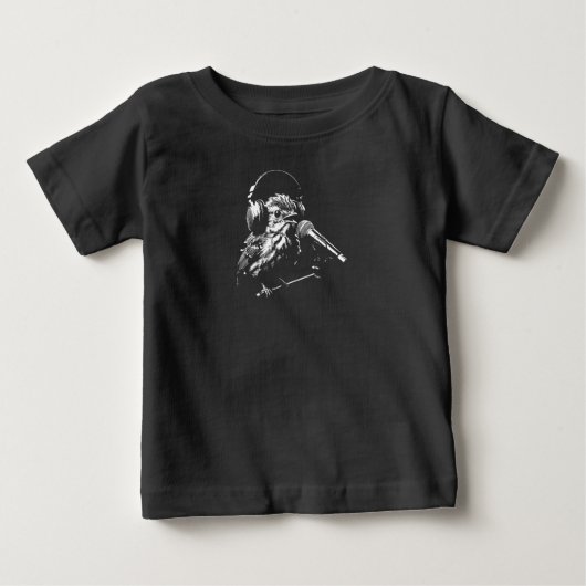 歌う鳥 ベビーTシャツ (正面)