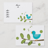 歌う鳥 名刺 (正面/裏面)