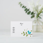 歌う鳥 名刺 (スタンド正面)