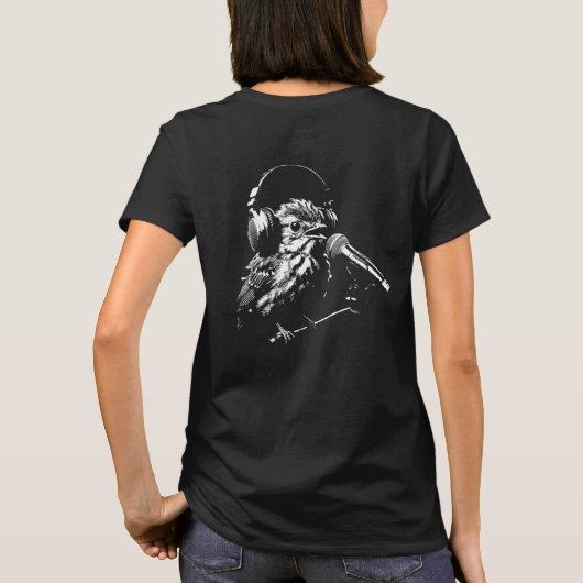 歌う鳥 Tシャツ (裏面)