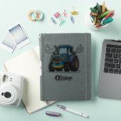 歌う かわいい ミュージカル 青いトラクター シール (iPadカバー)