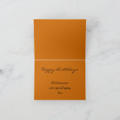 歌う、男性_ カード (内部)