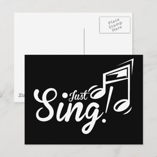 歌え！ ポストカード (正面/裏面)