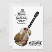 歌おう保のハッピーバースデー 招待状 (正面)