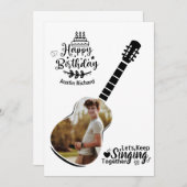 歌おう保のハッピーバースデー 招待状 (正面/裏面)