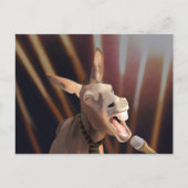 歌おもしろいうロバ ポストカード (正面)