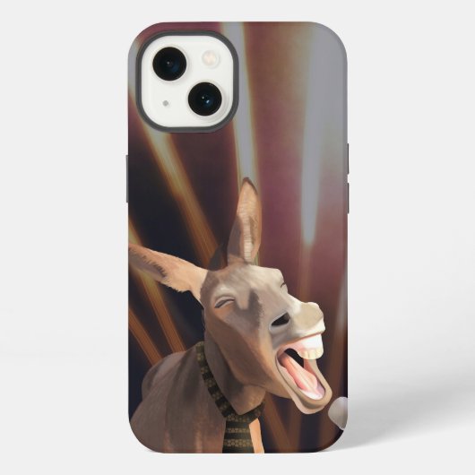 歌おもしろいうロバ – Donkey Lovers iPhoneケース (裏面)