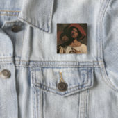 歌っている若者 缶バッジ (インサイチュ)