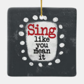 歌ってやるって意味オーナメント セラミックオーナメント (裏面)