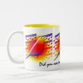 歌って下さい、歌って下さい、歌って下さい ツートーンマグカップ (左)