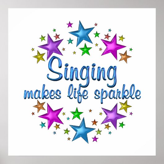 歌って人生を輝かせる ポスター (正面)