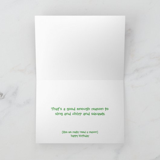 歌で祝って下さい カード (内部)