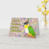 歌で祝って下さい カード (黄色い花)