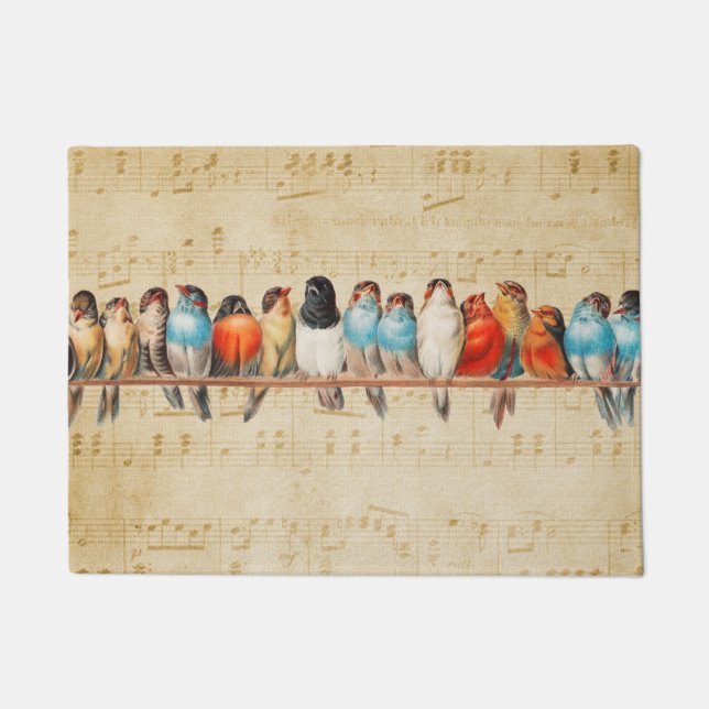 歌と歌声 ドアマット (正面)