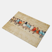 歌と歌声 ドアマット (アングル)