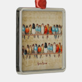 歌と歌声 メタルオーナメント (右)