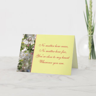 歌と花のあいさつ カード