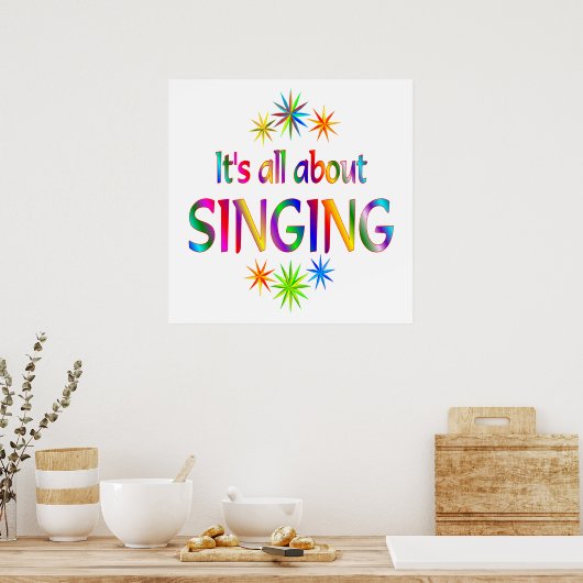 歌について ポスター (キッチン)