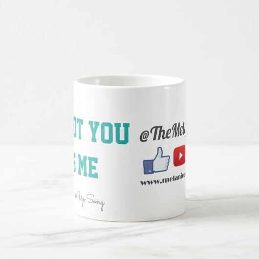 歌のコーヒー・マグの上の壊れ目 コーヒーマグカップ (中央)