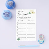 歌のシャワーゲームカードを愛するCalla Lilyの名前 チラシ (シングル)