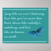 歌のポスター ポスター (正面)