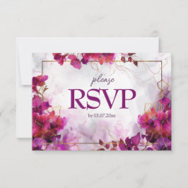 歌のリクエスト明るい赤紫色エンチャント：水色 出欠カード