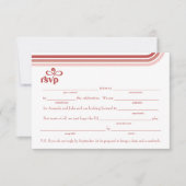 歌のリクエスト・出欠確認の返信に同封してください 招待状 (正面)