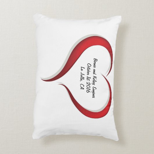 歌の叙情詩記念日の枕 アクセントクッション (裏面(縦))