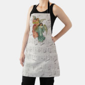 歌の天使-ミュージッビクトリアンクシート宗教的 エプロン (インサイチュ)