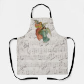 歌の天使-ミュージッビクトリアンクシート宗教的 エプロン (正面)