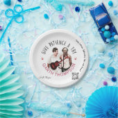 歌の愛好家のパーティー-プレート ペーパープレート (パーティー)