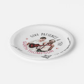 歌の愛好家のパーティー-プレート ペーパープレート (アングル)