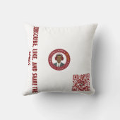 歌の枕 クッション (裏面)