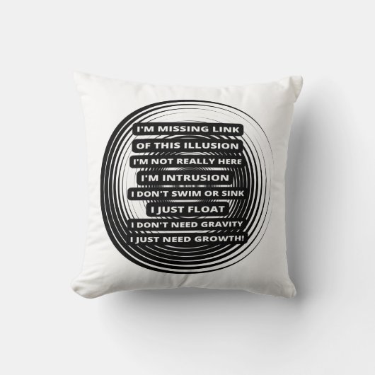 歌の歌詞Jericho クッション (正面)