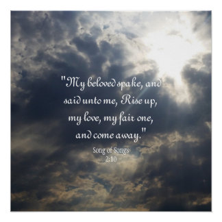 歌の歌2:10ステッカー ポスター