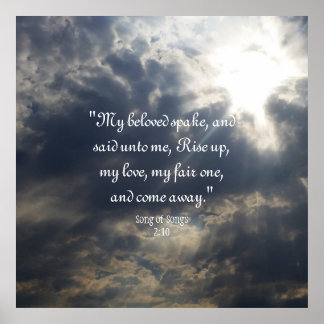 歌の歌2:10ステッカー ポスター